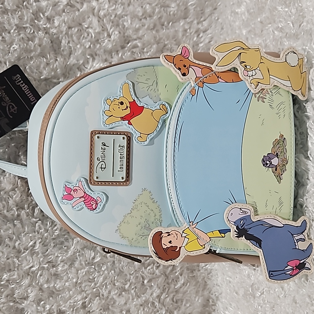 Loungefly Winnie the Pooh 95th Anniversary edition mini backpack - Picture 1 of 12